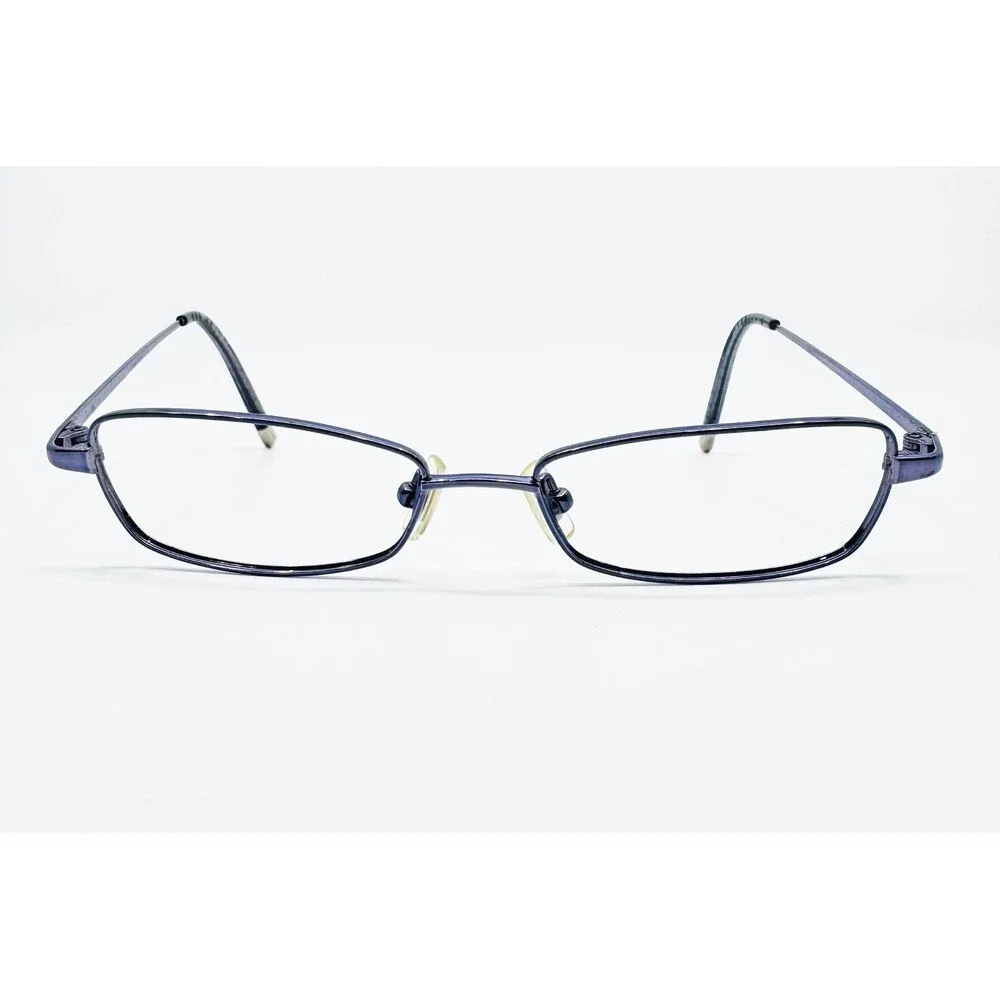 Calvin Klein Collection Eyeglasses Womens Blue Titanium 951 582 135